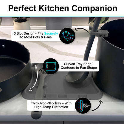 Nottadrip Lite™(No trivets) - Mess Free Cooking and Serving Station