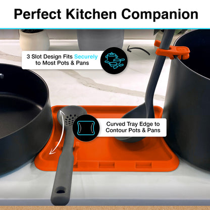 Nottadrip Lite™(No trivets) - Mess Free Cooking and Serving Station