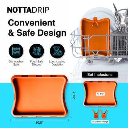 Nottadrip Lite™(No trivets) - Mess Free Cooking and Serving Station