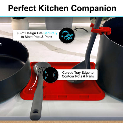 Nottadrip Lite™(No trivets) - Mess Free Cooking and Serving Station