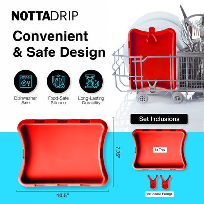Nottadrip Lite™(No trivets) - Mess Free Cooking and Serving Station