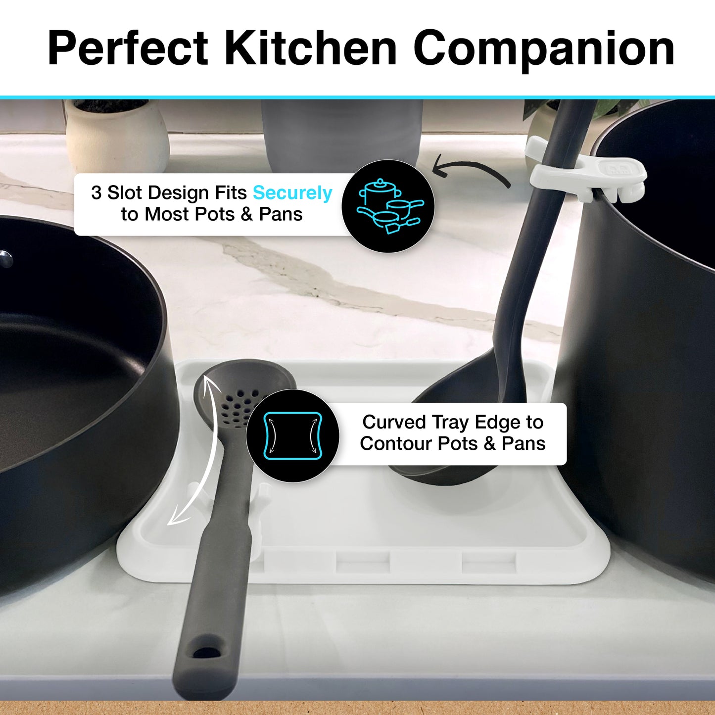 Nottadrip Lite™(No trivets) - Mess Free Cooking and Serving Station