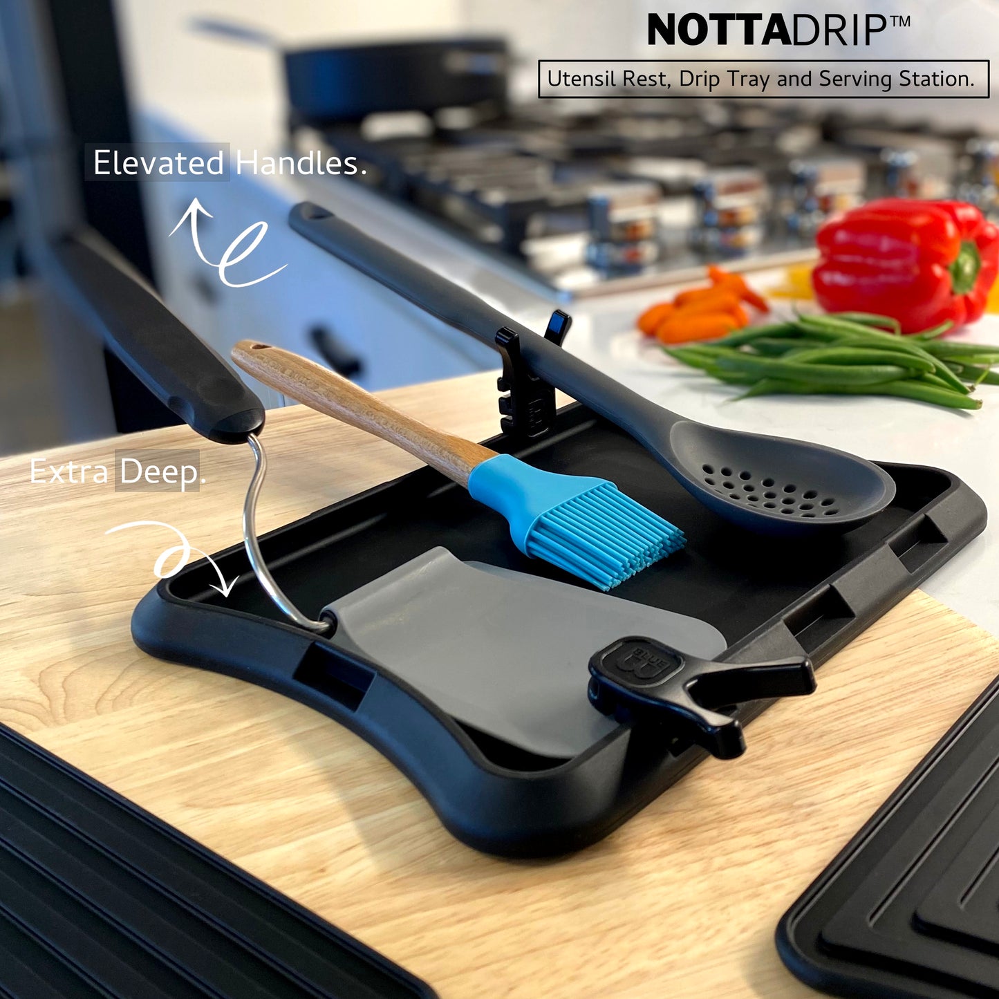 Nottadrip™ - Mess Free Cooking and Serving Station