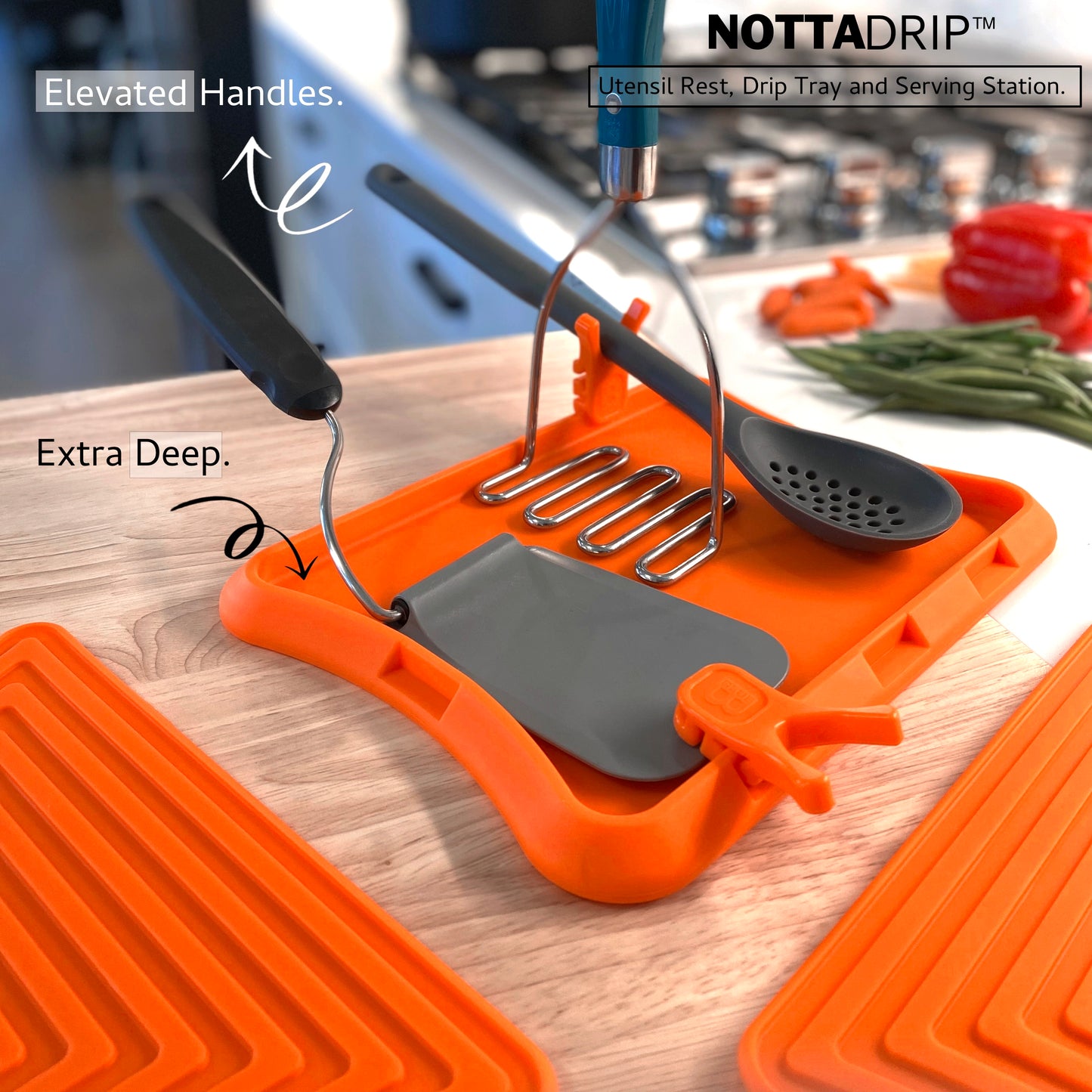 Nottadrip™ - Mess Free Cooking and Serving Station