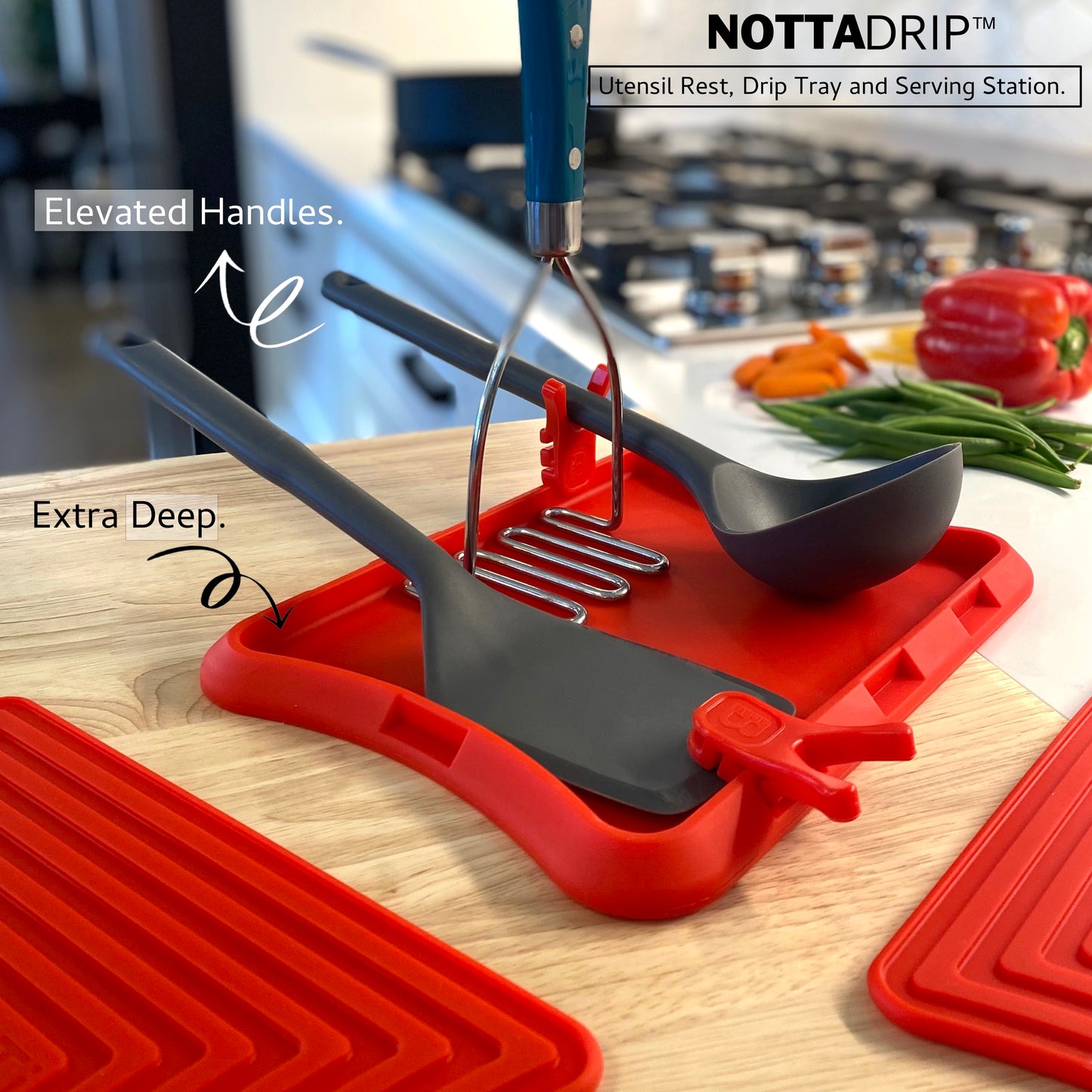 Nottadrip™ - Mess Free Cooking and Serving Station